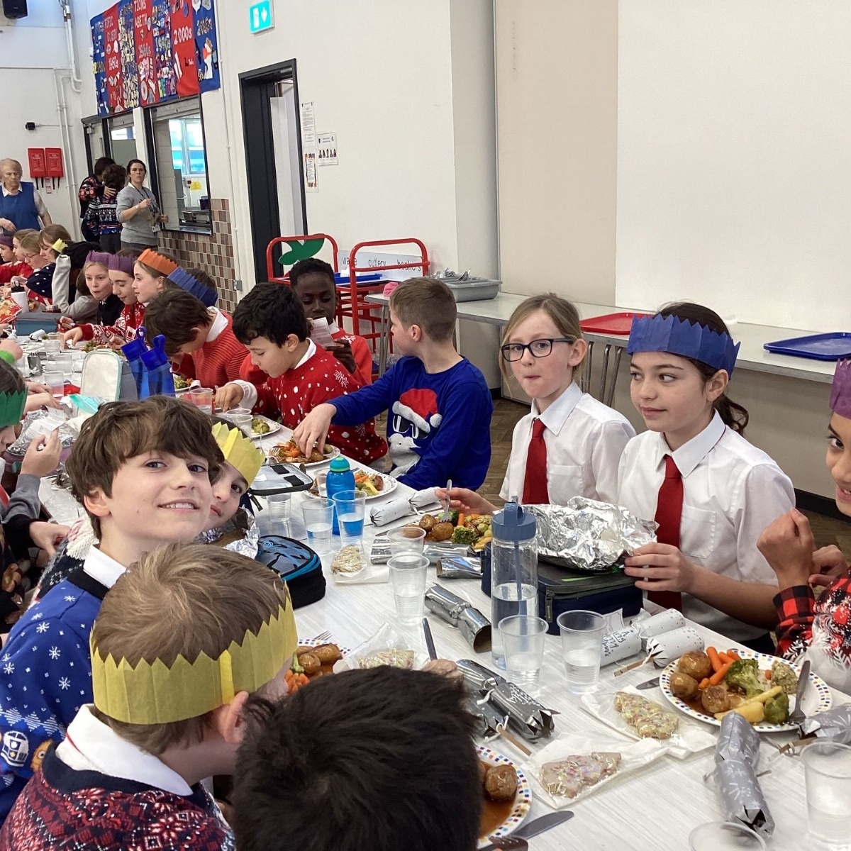Cardinal Newman Catholic Primary School Christmas lunch